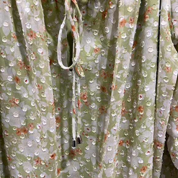 Cato boHo top pastel green size large - Picture 5 of 15